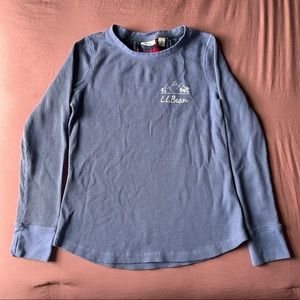 L.L. Bean Waffle Knit Shirt